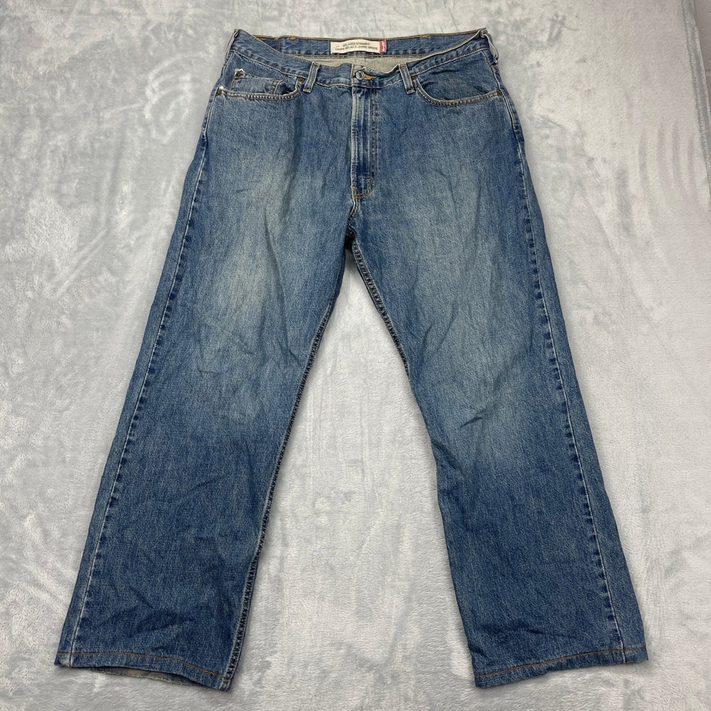 Vintage Levi's Jeans Mens 36x32 Blue Denim Red Tab Relaxed Fit Straight Leg